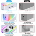 thumbnail image 4 of Soporte de pared para Xbox Series S con sistema de refrigeración por ventilador, 3 niveles de velocidad ajustables, tira de luces RGB, 3 puertos USB adicionales y 2 ganchos para mandos, 4 of 7