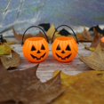 thumbnail image 5 of 8pcs Attrayants Bonbons Seau Poignée Conception Pc Forme de Citrouille Compact Support de Stockage Portable pour Festival, 5 of 5