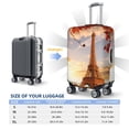 thumbnail image 6 of Disketp Eiffel Tower With Red Leaves In Paris Elastic Travel Luggage Cover Travel Suitcase Protective Cover For Trunk Case Apply To 18''-32'' Suitcase Cover-Medium, 6 of 9