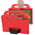 thumbnail image 2 of Feishell case For 2019 Model 10.5 inch Galaxy Tab S6 Tablet(SM-T860/T865/T867) with Pencil Holder Adjustable Shoulder/Hand Strap Kickstand Rubber Three Layer Convertible Handle Cover, Red, 2 of 9