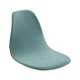 thumbnail image 1 of Funda de asiento de silla Shell de estilo moderno de mediados de siglo para hogar, hotel, funda de jacquard suave verde, 1 of 8