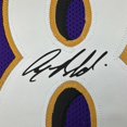 Framed Facsimile Autographed Anquan Boldin 35x39 Baltimore Purple