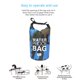 thumbnail image 5 of Advancent Bolsa de natación impermeable de 15/20L/30L, de saco seco, colores de camuflaje, pesca, canotaje, kayak, almacenamiento, bolsa de Deportes acuáticos Camuflaje Azul Claro 11.5 x 28 cm Advancent OD1303-19B, 5 of 6
