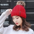 thumbnail image 3 of Gorro de lana de punto con forma de calavera para esquiar en la nieve en invierno, 3 of 5