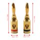 thumbnail image 4 of Scienceny Conector de cable de altavoz chapado en oro de 4mm, adaptador de enchufe de receptor de Audio Universal para doméstico, 12 Uds. Vehículos, repuestos y accesorios Mis, 4 of 6
