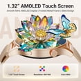 thumbnail image 2 of Reloj inteligente Fitpolo AR-01 1.3" AMOLED para mujer dorado, 2 of 9