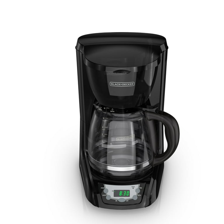 BLACK DECKER Black 12 Cup Drip Coffee Maker