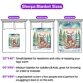 thumbnail image 5 of Merry Christmas Santa Reindeer Antlers Mastiff Sleigh Xmas Winter Holiday Cozy Sherpa Blanket Mastiffs Dog Lover Gifts Idea Warm Soft Throw Blanket - 00023, 5 of 5