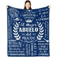 thumbnail image 1 of LHSHID Regalos para Abuelo Dia Del Padre Abuelo Throw Blanket Abuelo Gifts from Grandchildren 30"x40", 1 of 8