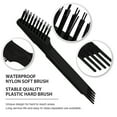 thumbnail image 4 of Hair Brush Cleaning Tool, Comb Cleaner Brush, Double-headed, Plastic Nylon Bristles, Thorough Cleaning, Small Portable, Suitable for Home Salon, Hair Comb Partner, 4 of 8