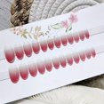 thumbnail image 3 of Short Press On Nails French Pink Fake Nails With Design, Acrylic False Nails, Full Coverage False Nails, Nail Accessories, 3 of 4