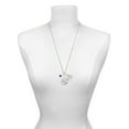 thumbnail image 3 of Delight Jewelry Acrylic 5/16" Purple Heart Let Things Go Fall Zoey Charm Necklace, 28", 3 of 4