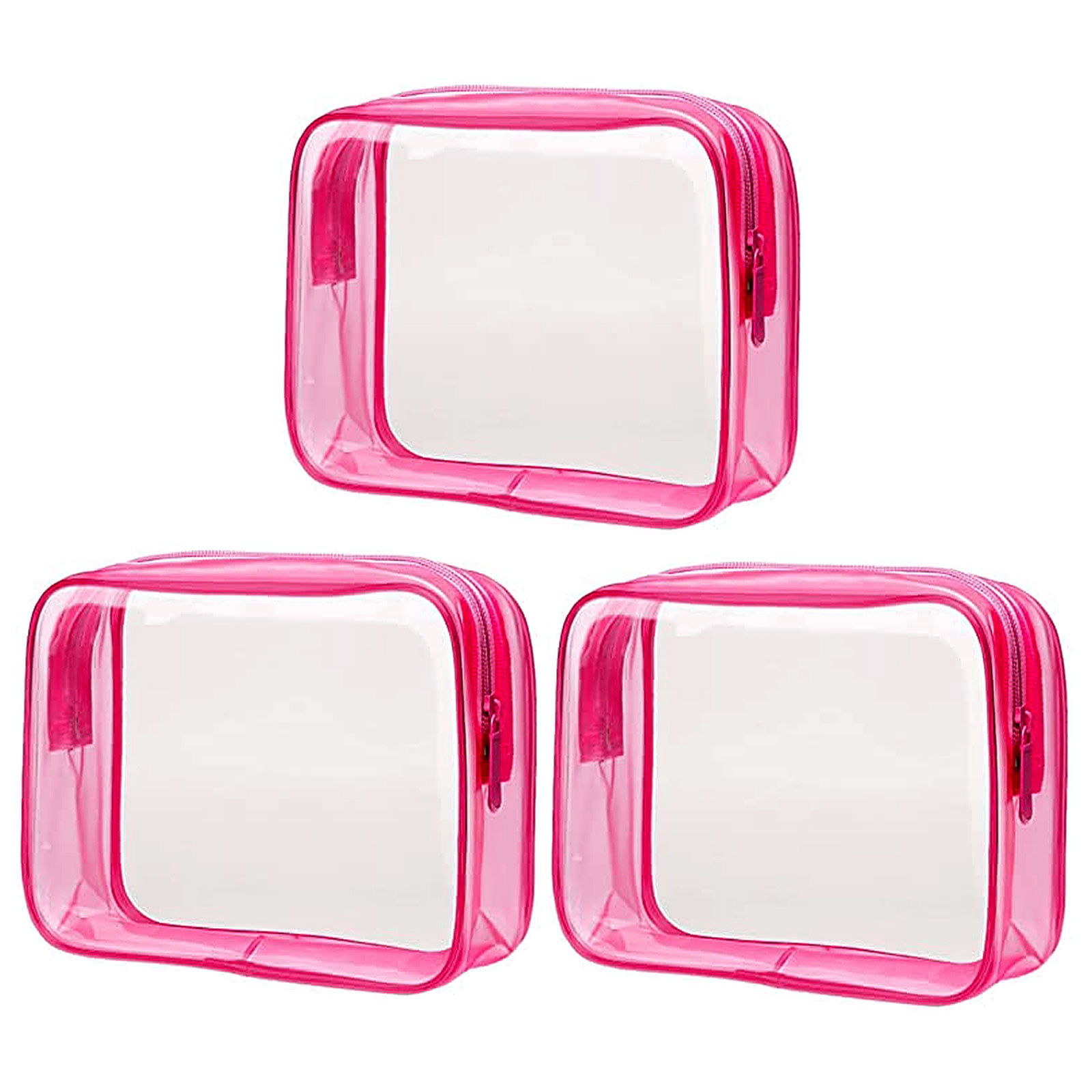 Semfri Clear Toiletry Bag 3 Pack Toiletry Bag Quart Size Bag Travel