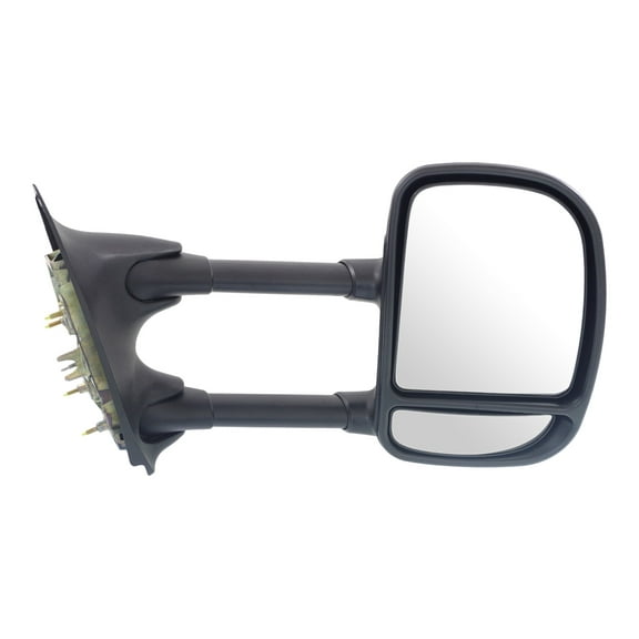 MIRROR Compatible For 1999-2007 Ford F-250 Super Duty F-350 Right Passenger Towing Textured Black