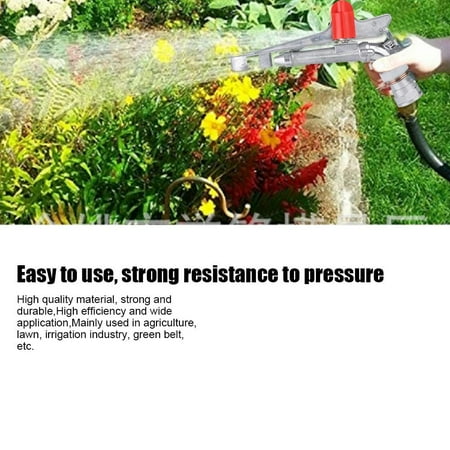 YLSHRF Garden Sprinkler,G2 FMPT 2in DN50 Aluminium Alloy Garden Sprinkler Rocking Arm Sprayer Irrigation Accessories