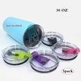 thumbnail image 3 of Riwesomey Juego de 5 unidades de tapa de repuesto para taza Interior de coche, tapas para salpicaduras de botellas a prueba de derrames, accesorio de Automoción decorativa y accesorios Riwesomey VI017025-00B, 3 of 6