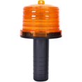 thumbnail image 1 of HUGFEGWE Solar Warning Light, Waterproof LED Warning Lamp Super Bright Solar Safety Light with Switch for Construction, Traffic, Factory, Crane Tower, Dock, Marine (Yellow) CJB91-28345, 1 of 7