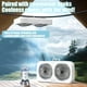 thumbnail image 5 of Ventilador USB portátil de doble cabezal | Ventilador de escritorio bidireccional con montaje en pared y 3 velocidades ajustables | Refrigeración silenciosa de alta potencia para uso en casa,, 5 of 7