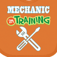 thumbnail image 4 of Inktastic Mechanic in Training Boys or Girls Baby Bib, 4 of 4