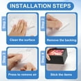 thumbnail image 5 of 20Pcs Double Sided Tape Heavy Duty, 1.97" x 0.79" Clear Sticky Adhesive Nano Tape Pre-Cut Rectangle Mounting Tape Removable Picture Hanging Wall Tape for Poster Picture, 5 of 7