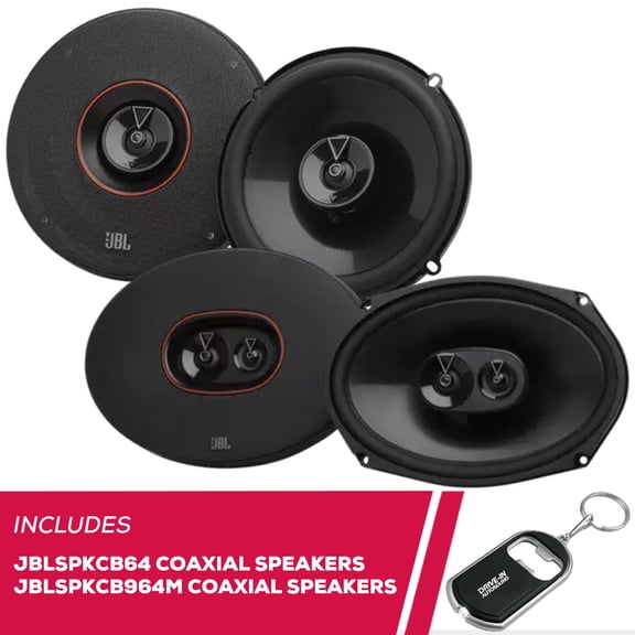New JBL JBLSPKCB64 6.5" 2-Way Speakers and JBLSPKCB964M 6"x9" 3-Way Speakers