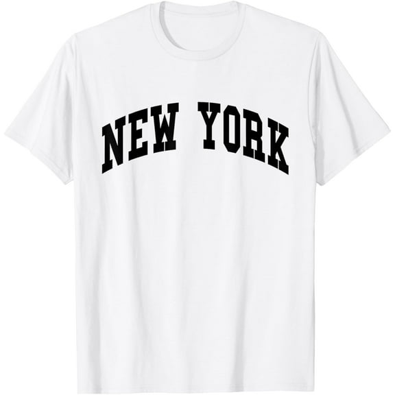 NEW YORK - NYC - Throwback Design - Classic T-ShirtMen and women, Black T-shirt, size: Extra large S-4XL