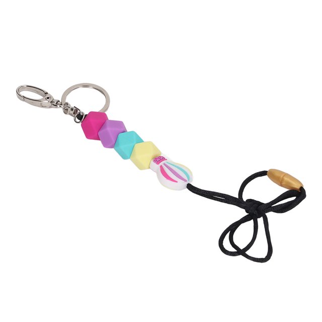 Baby Teethers Pendant, Sensory Development Colorful Teethers Necklace For Home