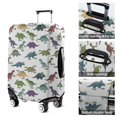 thumbnail image 5 of White Cartoon Dinosaurs Names Pattern Luggage Cover Fashion Suitcase Cover Baggage Covers Fit 25-28 Inch Luggage (Go Travel), 5 of 5
