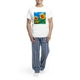 thumbnail image 5 of CafePress - Sunflowers Painting Pajamas - Men's Light Loose Fit Cotton Pajama Set, 5 of 7