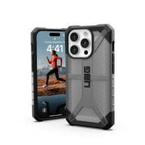 UAG iPhone 15 Pro Case 6.1" Plasma Ash Rugged Transparent Clear Military Grade Drop Tested Protective Cover by URBAN ARMOR GEAR