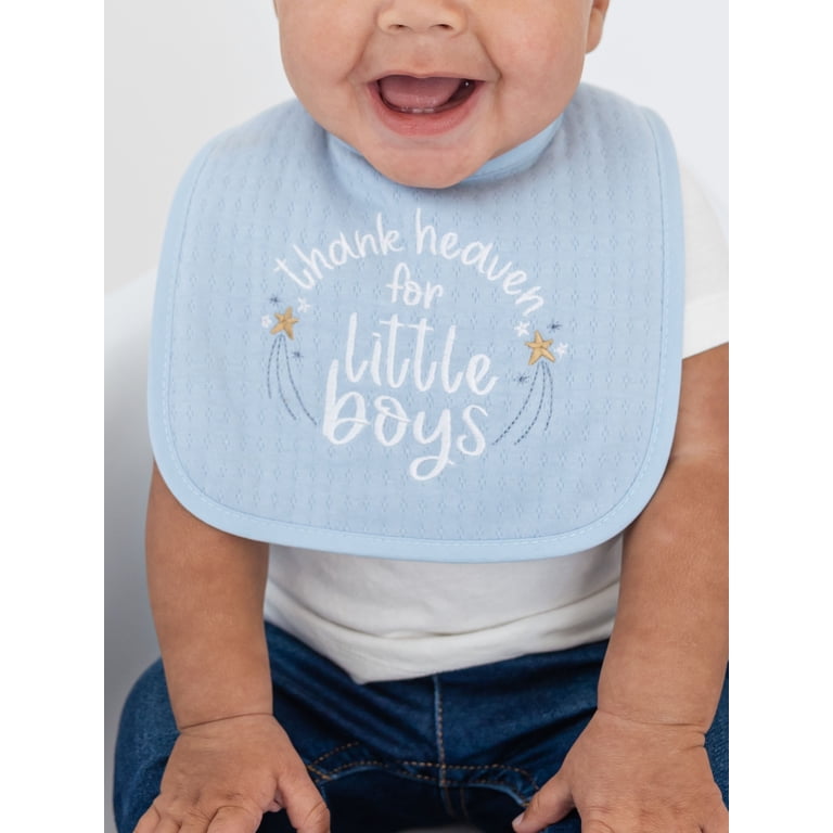 Neat Solutions Infant Boy Thank Heaven 4-Pack Bibs photo 8