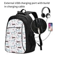 thumbnail image 2 of Balery Dachshund Dog Puppy Mochila con carga USB para hombre y mujer - Mochila impermeable y antirrobo para portátil con puerto USB para viajes, trabajo, estudios y universidad, 2 of 7