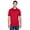 Red, variant on Harriton M315 Men's 4 oz. Polytech Polo