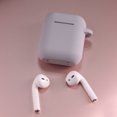 thumbnail image 3 of Earphone Charging Case Protector Anti-lost Silicone cover for AirPods Charging Solid Color Design Protective Cover Replacement For AirPods, 3 of 7
