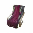 thumbnail image 4 of Christmas Soft Flannel Fleece Throw Blanket, Traditional Composition with Fir Branches Vivid Balls Snowflakes, Cozy Plush for Indoor and Outdoor Use, 70" x 90", Magenta Green White, by Ambesonne, 4 of 6