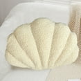 thumbnail image 6 of Beautynvta Seashell Throw Pillows, Plush Shell Shaped Throw Pillows, Seashell Decorative Pillow, Soft Home Cushion for Bed Couch Living Sofa Room Decor, 6 of 6