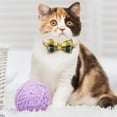 thumbnail image 4 of Pet Bow Tie,Pet Collar Bow Collar Collar Strap,Head Safety Socket Dog Collar With Bow And Bell For Dogs,Cats And Rabbits(7-11Inch,#9), 4 of 5