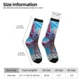 thumbnail image 2 of Balery Cute Underwater Axolotl Calcetas Largas con Estampado para Hombre y Mujer – Suaves y Transpirables, Talla Única (US 5-11), 2 of 6