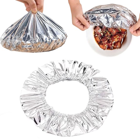 Aluminum Foil Food Covers, Stretch Aluminum Foil Food Covers, Pop-Up Tin Foil Food Insulation Cover