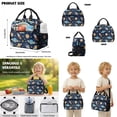 thumbnail image 5 of DISNIMO Astronaut Planet Printed Kids Backpack for Boys, 3pcs School Backpack with Lunch Box and Pencil Case Set, Primary Elementary Book Bag Set Boys Back to School Supplies, 5 of 7