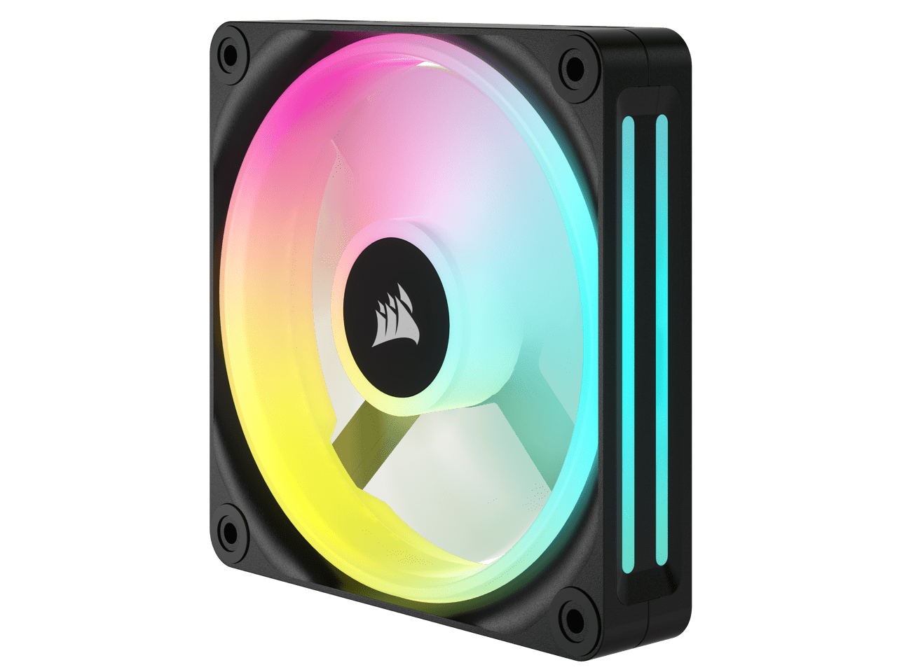 Corsair, 120mm Magnetic Dome RGB Fan, QX120 RGB Starter Kit, iCUE