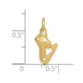 thumbnail image 4 of Auriga 14K Yellow Gold Ice Skate Charm Pendant for Women (L-15 mm,W-7 mm), 4 of 6