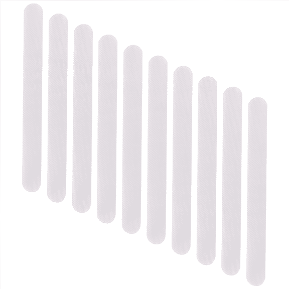 10Pcs Anti-Slip Strips Safety Shower Treads Stickers Bathtub Non Slip Stair Step Anti Tape 7.87inch