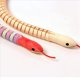 thumbnail image 3 of 20Pcs 12 pulgadas de arte de juguete de de modelo animal de serpiente de madera flexible de articulación de serpiente de torsión de madera incompleta, 3 of 5