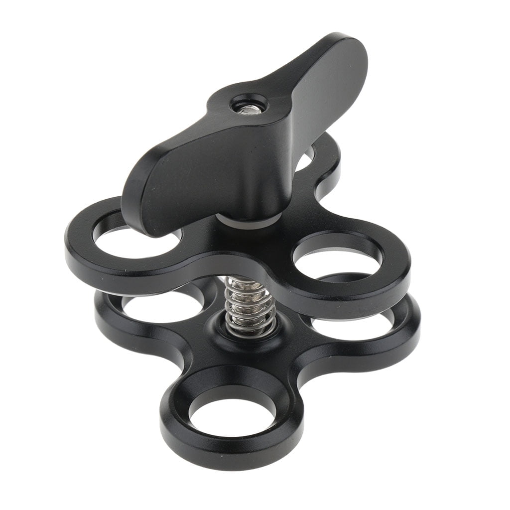 Three Holes Ball Clamp Mount Support Diving Video GoPro Fit For  W40VR 