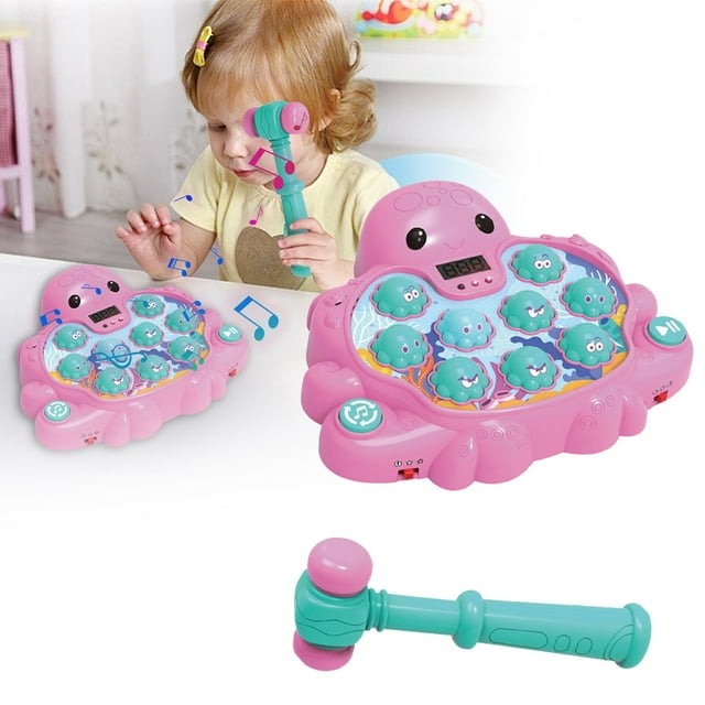 WHEANG 2025 New Whack A Mole Toy Parent Child Interactive Tap Early Education Game Console