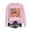 Pink, variant on Ayfxijin Pullover Sweatshirts for Women,Women's Fashionable Loose Casual Printed Long Sleeved Sweatshirt Top