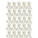 thumbnail image 3 of Clips de papel con forma de 25 uds., Material metálico, ligeros, portátiles, dorados, con formas de cachorros, Clips de oficina para clasificación de documentos, 3 of 5