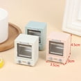 thumbnail image 2 of Dollhouse Mini Vertical Oven Microwave Kitchen Baking Dish Model Doll Decor, 2 of 13