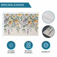 thumbnail image 6 of Floral Eucalyptus Leaves Placemats Set of 4, Daisy Summer Botanical Rustic Placemats for Dining Table, Place Mats for Kitchen Tabletop, Waterproof Wipeable Dining Table Mats Set, 6 of 9